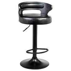 Стул барный DOBRIN FRED BLACK (чёрное дерево, чёрный) 1018_BlackBase-LMZ FRED BLACK