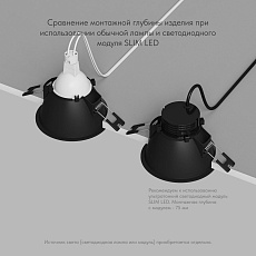 Встраиваемый светильник Denkirs Karup DK3026-BG 3
