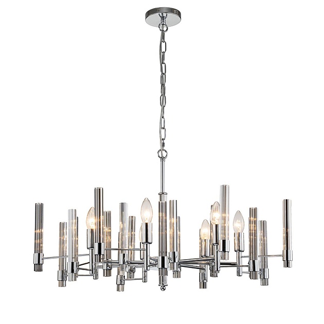 Подвесная люстра Indigo Favara 11040/7P Chrome V000458 изображение 1 Подвесная люстра Indigo Favara 11040/7P Chrome V000458 Фото № 1