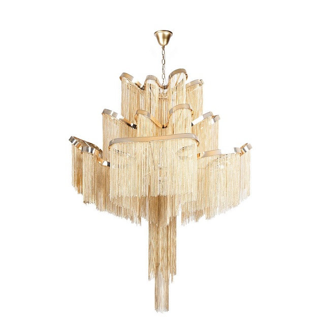 Подвесная люстра Loft IT Stream 10208/800 Gold изображение 1 Подвесная люстра Loft IT Stream 10208/800 Gold Фото № 1