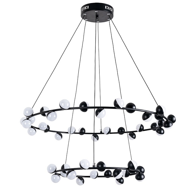 Подвесная светодиодная люстра Arte Lamp Dexter A3619SP-48BK изображение 1 Подвесная светодиодная люстра Arte Lamp Dexter A3619SP-48BK Фото № 1