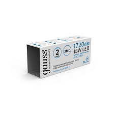 Накладной светодиодный светильник Gauss 143424318 3