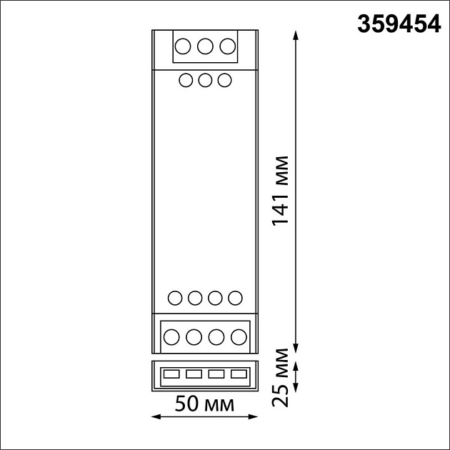 Драйвер Novotech IP20 100W 24V EASY 359454 изображение 2 Драйвер Novotech IP20 100W 24V EASY 359454 Фото № 2