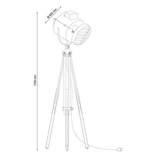 Торшер Lucia Tucci Riflettore 095 Фото № 2