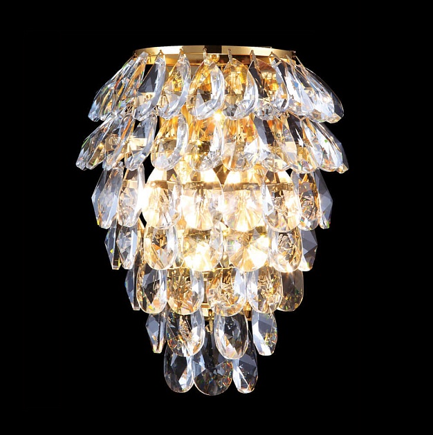 Настенный светильник Crystal Lux Charme AP3 Gold/Transparent Фото № 1