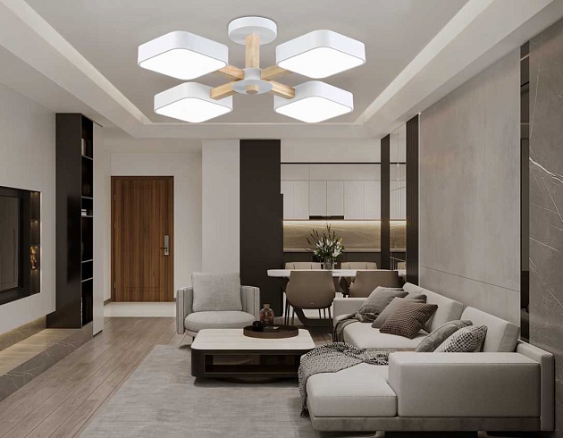 Люстра на штанге Ambrella light COMFORT FL4879 Фото № 4