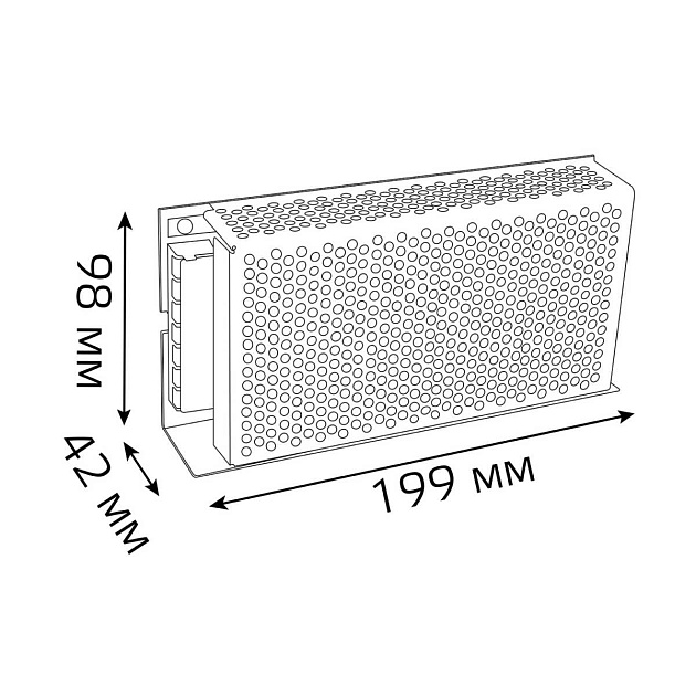 Блок питания Gauss 150W 24V IP20 202002150 Фото № 5