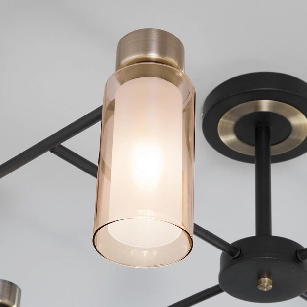 Потолочная люстра Eurosvet Amado 70115/8 черный Фото № 4