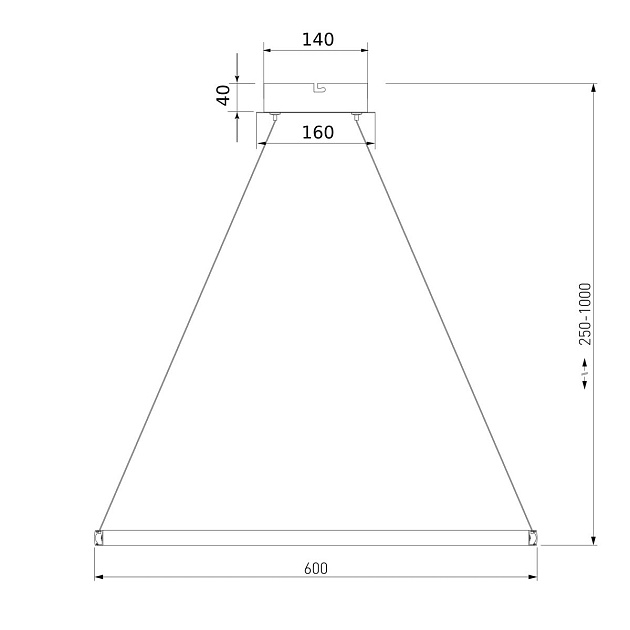Подвесной светодиодный светильник Eurosvet Collars 90264/1 черный Фото № 3