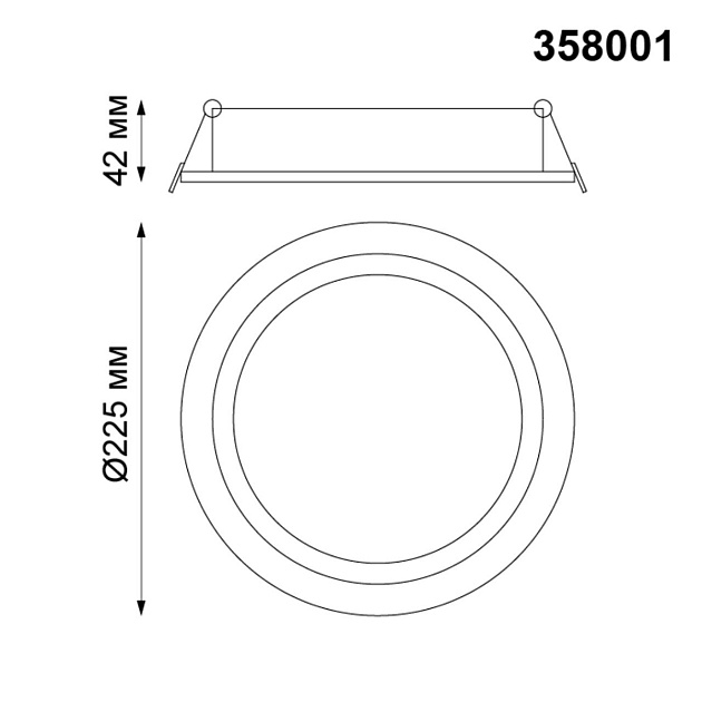 Встраиваемый светодиодный светильник Novotech Spot Stern 358001 Фото № 2