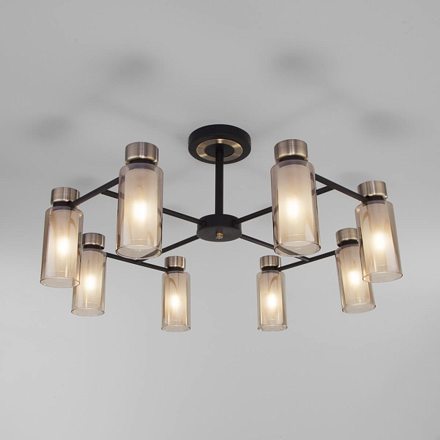 Потолочная люстра Eurosvet Amado 70115/8 черный Фото № 1