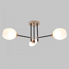 Потолочная люстра IMEX MD.4144-3-S-BK+FGD 2