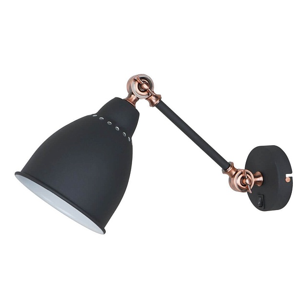 Спот Arte Lamp Braccio A2054AP-1BK изображение 1 Спот Arte Lamp Braccio A2054AP-1BK Фото № 1