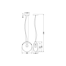 Подвесной светильник Vele Luce Dialma VL5183P11 3