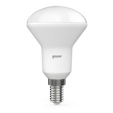 Лампа светодиодная рефлекторная Gauss E14 6W 3000K матовая 106001106