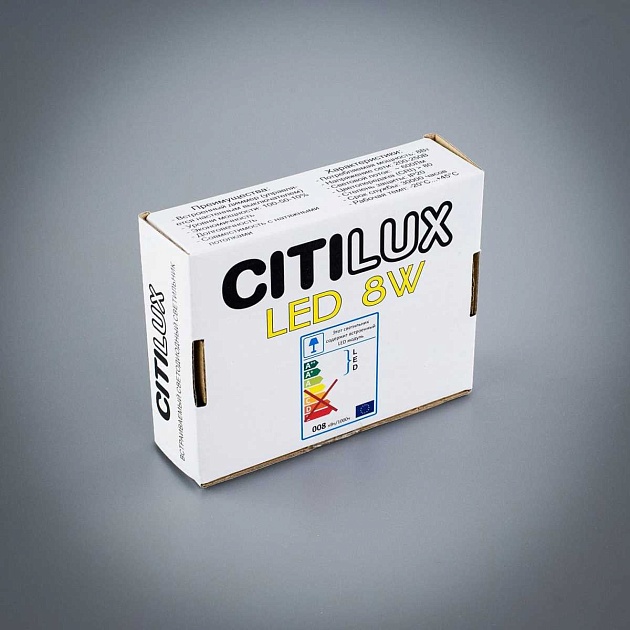 Встраиваемый светодиодный светильник Citilux Омега CLD50R080N Фото № 6
