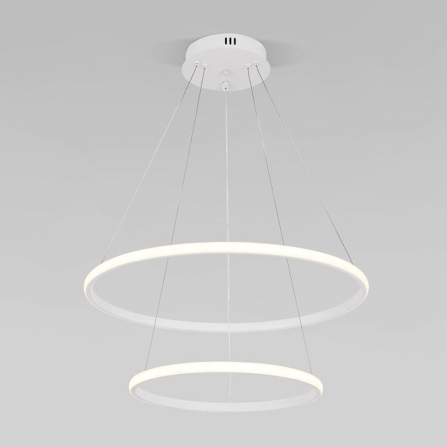 Подвесной светодиодный светильник Eurosvet Collars 90264/2 белый Фото № 7