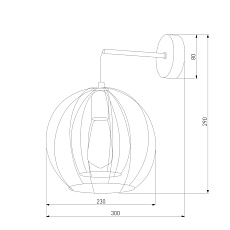 Бра TK Lighting 6596 Jaula 1