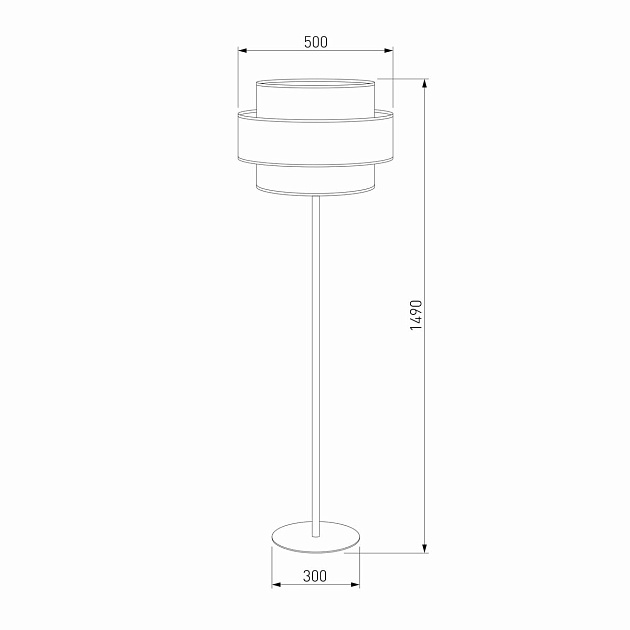 Торшер TK Lighting 6452 Trio Фото № 2