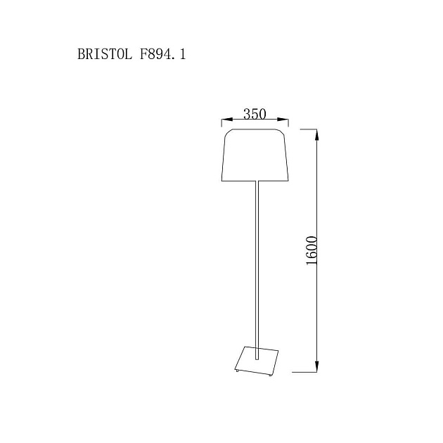 Торшер Lucia Tucci Bristol F894.1 Фото № 2