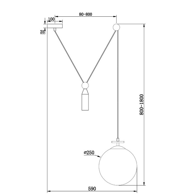 Подвесной светильник Freya Impulse FR5221PL-01BS изображение 12 Подвесной светильник Freya Impulse FR5221PL-01BS Фото № 12