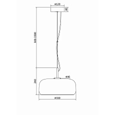 Подвесной светодиодный светильник Maytoni Madmen MOD127PL-L6AM 2