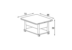 Стол-трансформер Woodville Виват 402953 2