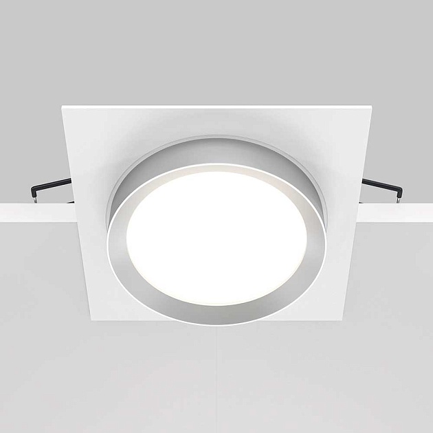 Встраиваемый светильник Maytoni Hoop DL086-GX53-SQ-WS Фото № 4