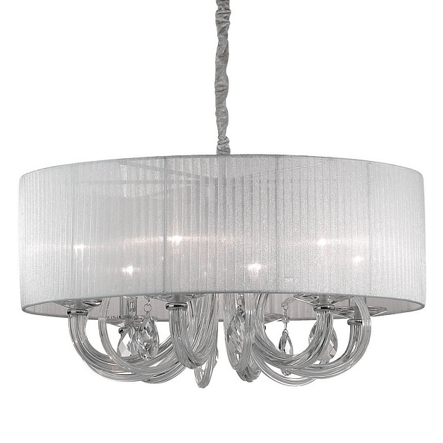 Подвесная люстра Ideal Lux Swan SP6 Bianco 035826 Фото № 1