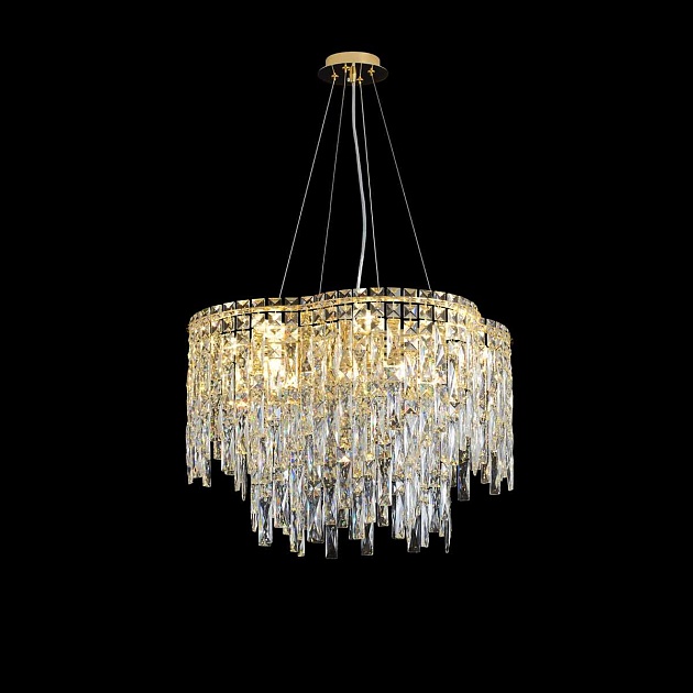 Подвесная люстра Crystal Lux ABRIL SP12 GOLD Фото № 1