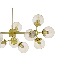 Подвесная люстра Lumina Deco Zodiak LDP 160-12 GD 1