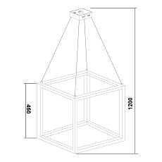 Подвесной светодиодный светильник Lucia Tucci Exo 3350.440 Gold 1
