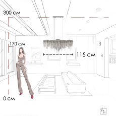 Подвесная люстра LOFT IT Volver 10404/1150L SN 2
