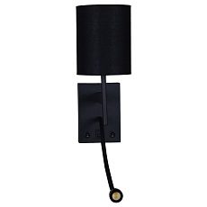 Бра Reluce 86210-9.2-001KT LED3W+E14 BK 3