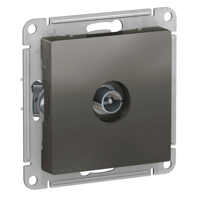 ТВ-розетка Systeme Electric AtlasDesign сталь ATN000993 Фото № 1