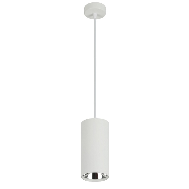 Подвесной светильник ЭРА PL12 GX53 WH/SL Б0048543 Фото № 1