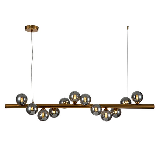 Подвесная люстра Indigo Onda 11006/12P Brass V000117 Фото № 1