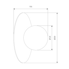 Бра TK Lighting 10230 Pixi 1