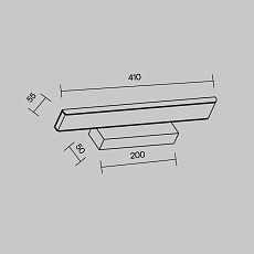 Подсветка для зеркал Maytoni Gleam MIR005WL-L16W 1