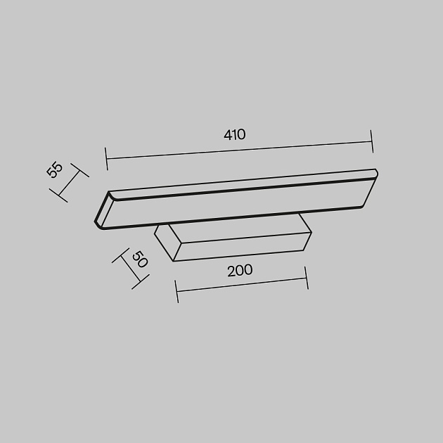 Подсветка для зеркал Maytoni Gleam MIR005WL-L16W изображение 2 Подсветка для зеркал Maytoni Gleam MIR005WL-L16W Фото № 2