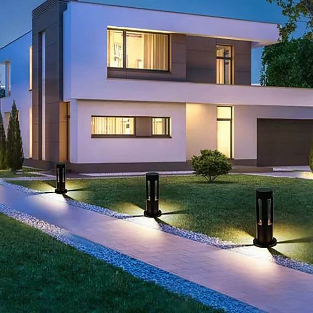 Уличный светодиодный светильник Arte Lamp Thuban A1060PA-1BK Фото № 3