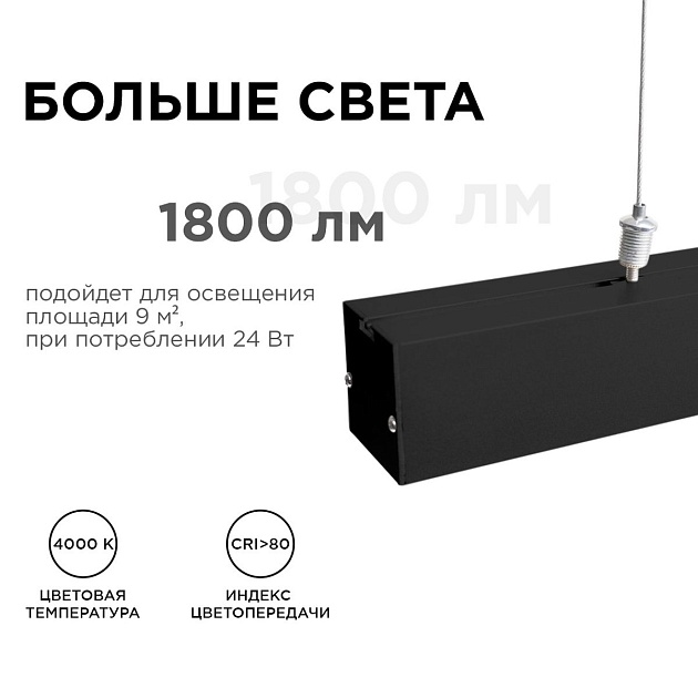 Подвесной светодиодный светильник Apeyron 30-10 Фото № 8