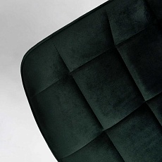 Полубарный стул AksHome Linx темно-зеленый, велюр 86208 2