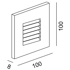 Плафон для встраиваемого светильника Deko-Light Light Base 930414 1