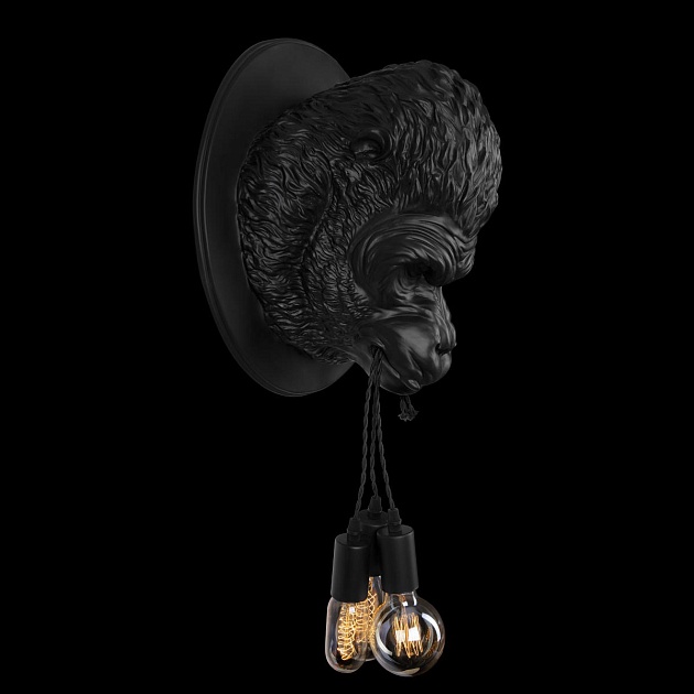 Настенный светильник Loft IT Gorilla 10178 Black Фото № 2