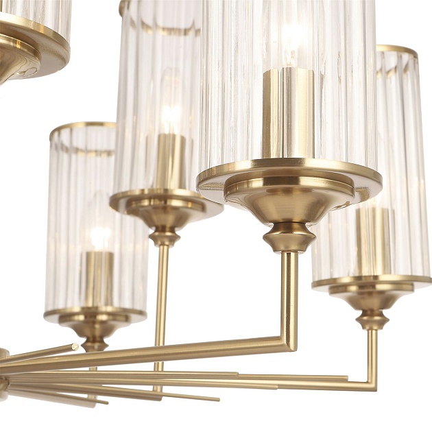 Подвесная люстра Crystal Lux Gloria SP9 Brass Фото № 4