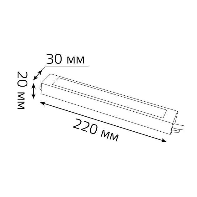 Блок питания Gauss 12V 40W IP66 5A 202023040 Фото № 7