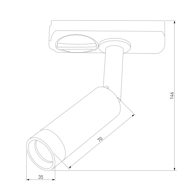 Трековый светодиодный светильник TK Lighting 4141 Tracer Фото № 2