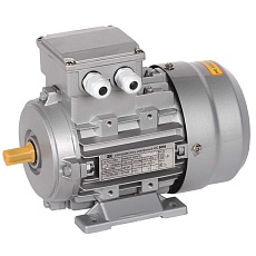 Электродвигатель асинхронный трехфазный АИС 71C2 380В 0,75кВт 3000об/мин 1081 DRIVE IEK AIS071-C2-000-8-3010