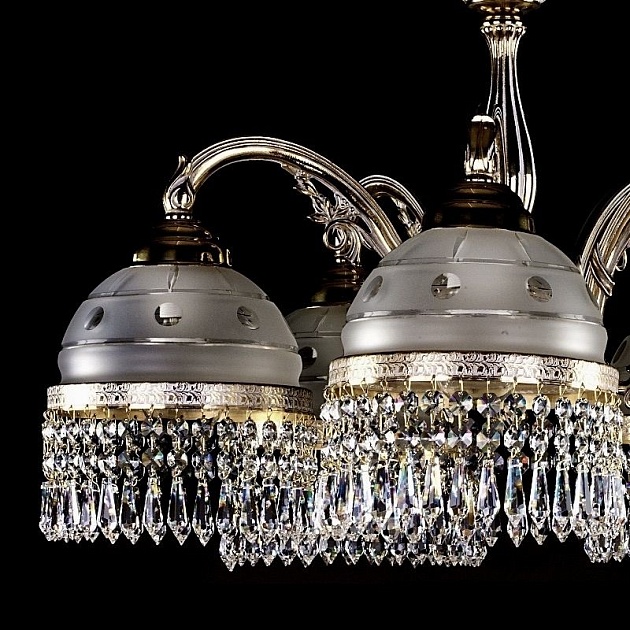 Подвесная люстра Artglass Cassandra V. White Gold CE Фото № 3